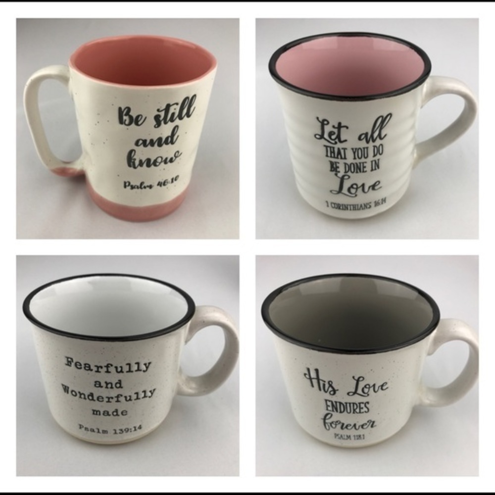 Sheffield - 3/$48 - ‘He has made everything’ Scripture ceramic mug. NWT Firm! - Picture 6 of 7